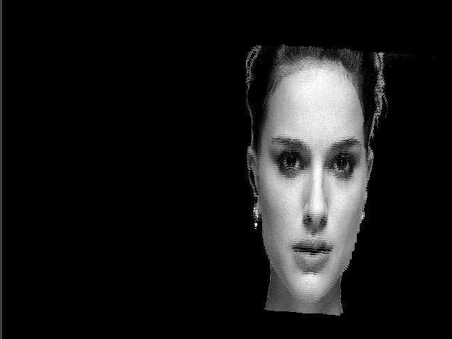 OpenGL 3D Generated Face